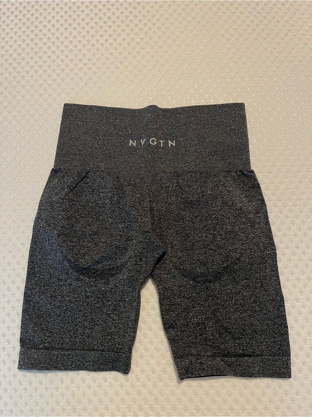 NVGTN High-Waist Charcoal Bike Shorts
